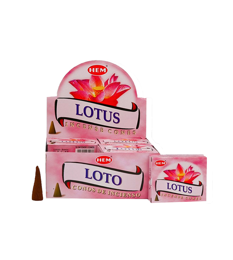 Cônes d'encens de lotus d'ourlet